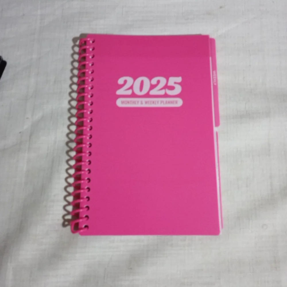 Pink 2025 Monthly & Weekly Planner